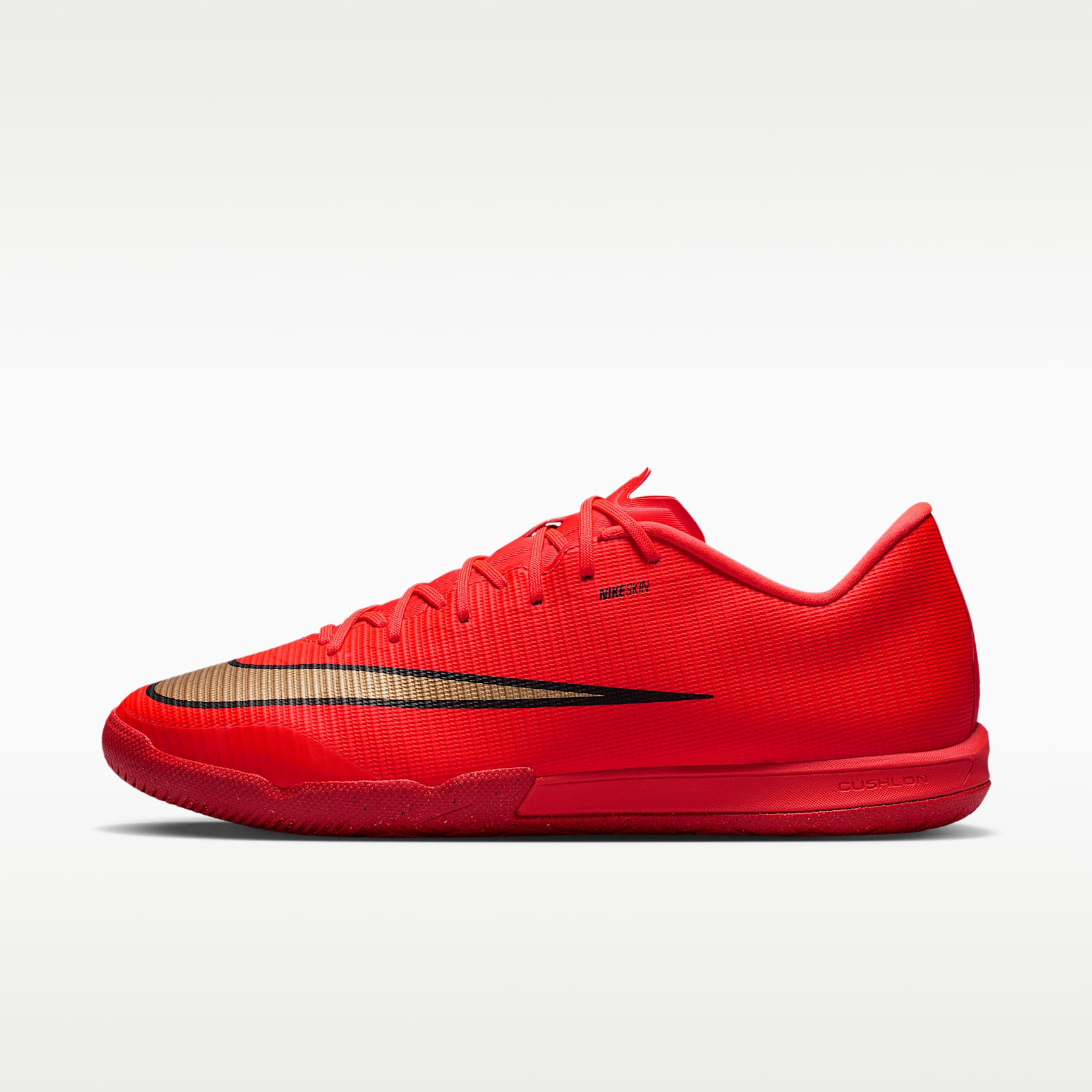 シューズ Nike Mecurial Aj7646-991 Red NikeiD Nike Mercurial Vapor 17 Academy Indoor/Court Low-Top Soccer Shoes